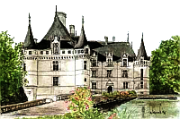 Zamek w Azay-le-Rideau