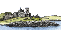 Ruiny opactwa na wyspie Inchcolm