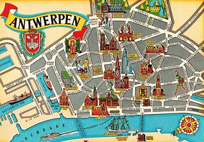 Antwerpia - Plan