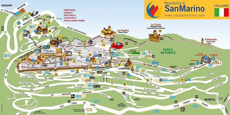 San Marino - Plan