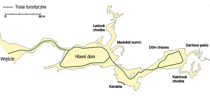 Jaskinia Katarzyńska - Plan