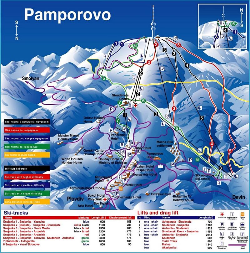 Pamporowo - mapa