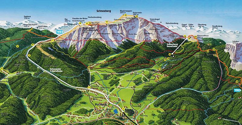 Schneeberg - Plan