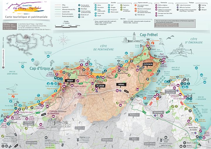Cap Fréhel - Mapa