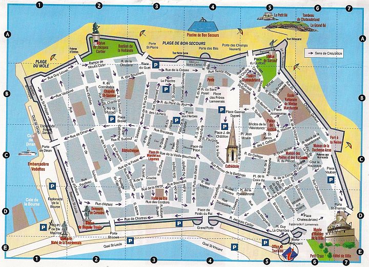 Saint-Malo - Plan