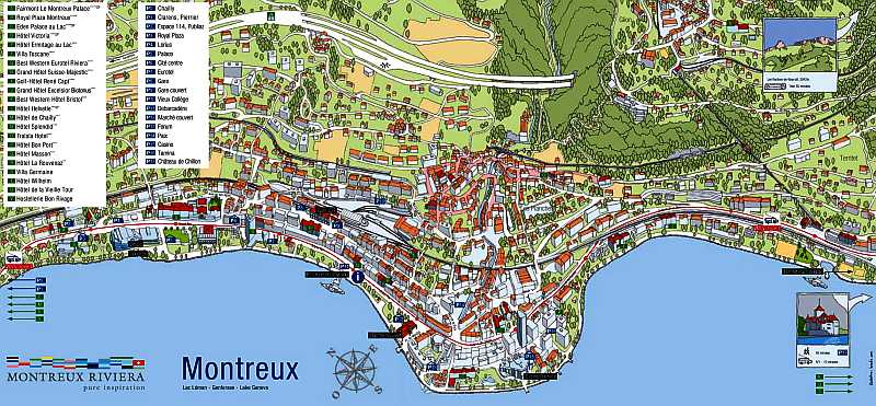 Montreux - Plan