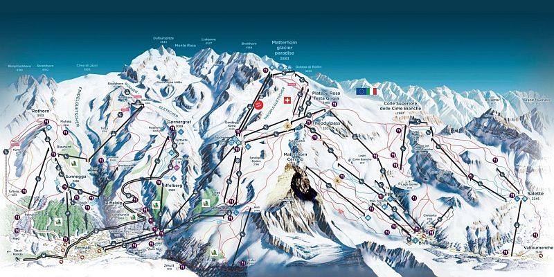 Breuil-Cervinia - Plan
