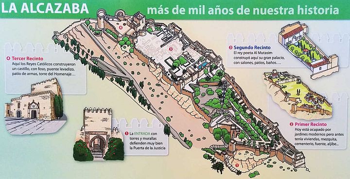 Alcazaba Almería - Plan
