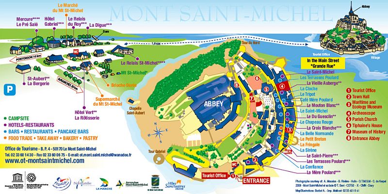 Mont Saint-Michel - Plan