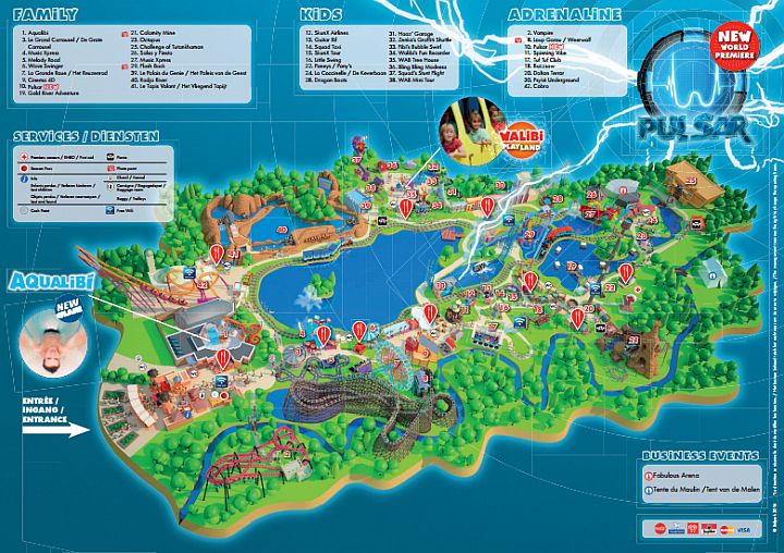 Walibi Belgium - Plan