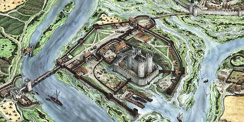 Zamek Carlow - Plan