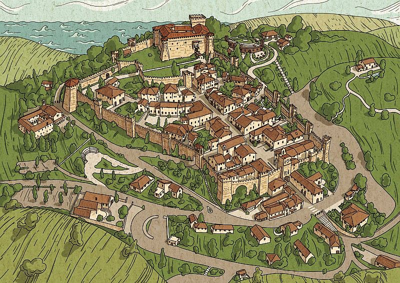 Gradara - Plan