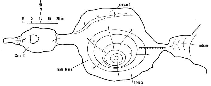 Jaskinia Lodowa Żywego Ognia - Plan