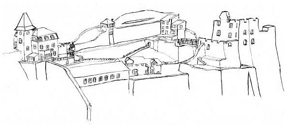 Zamek w Balduinstein - Plan