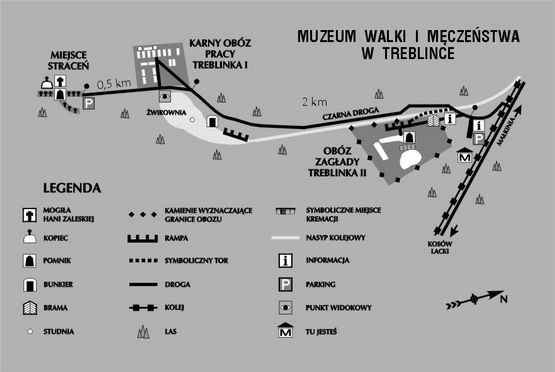Obóz zagłady w Treblince - Plan