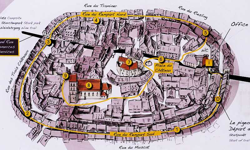 Eguisheim - Plan