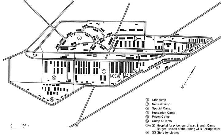 Obóz Koncentracyjny Bergen-Belsen - Plan