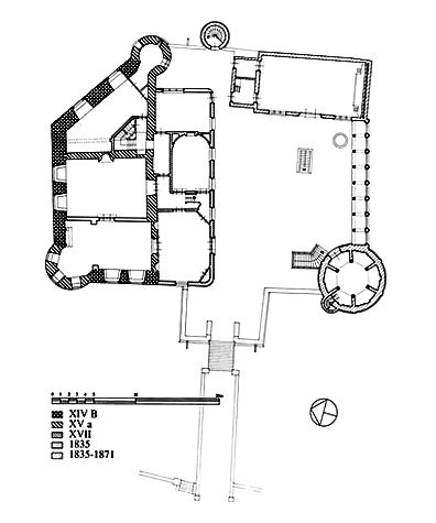 Zamek w Heeswijk - Plan