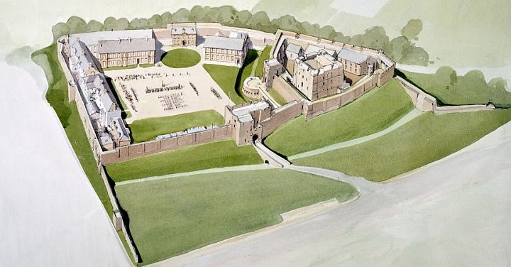 Zamek w Carlisle - Plan