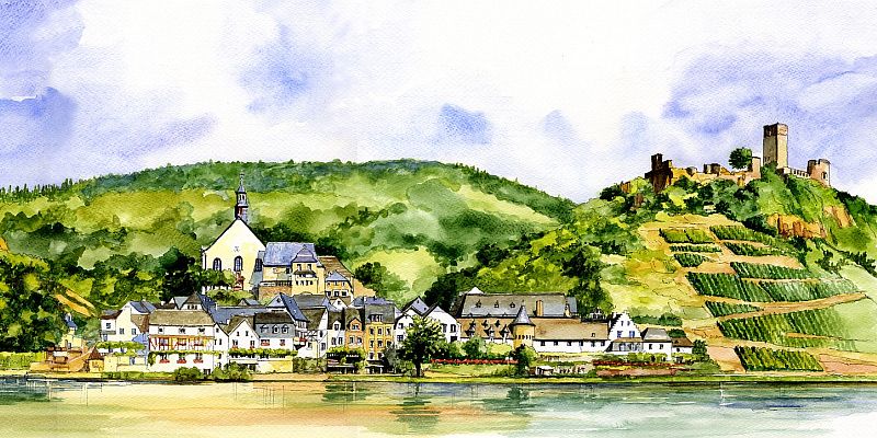 Burg Hohenbeilstein - Plan