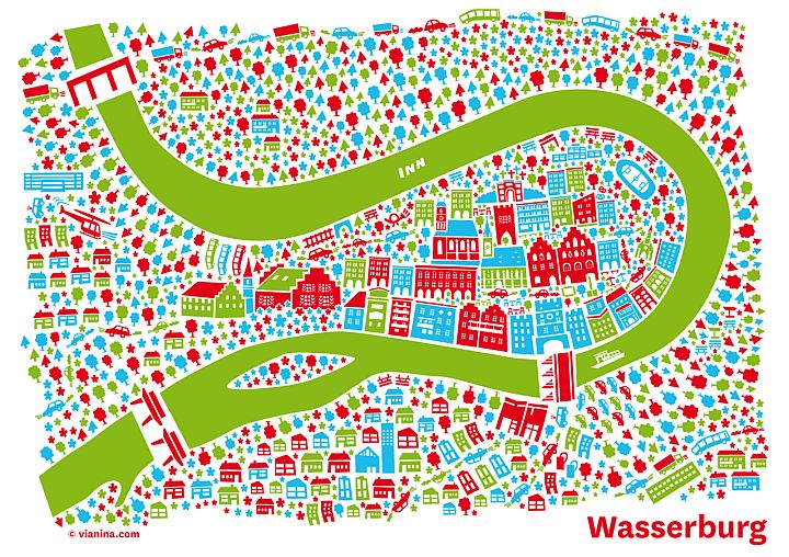 Wasserburg am Inn - Plan