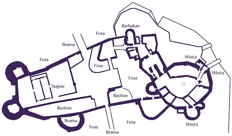 Zamek w Clisson - Plan