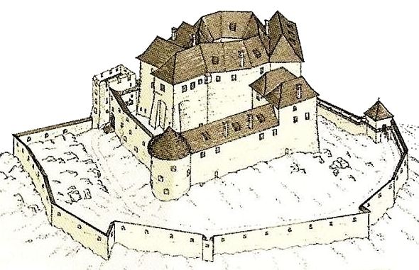 Zamek Hruszowski - Plan