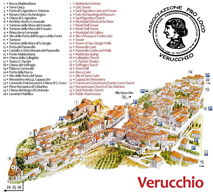 Verucchio - Plan