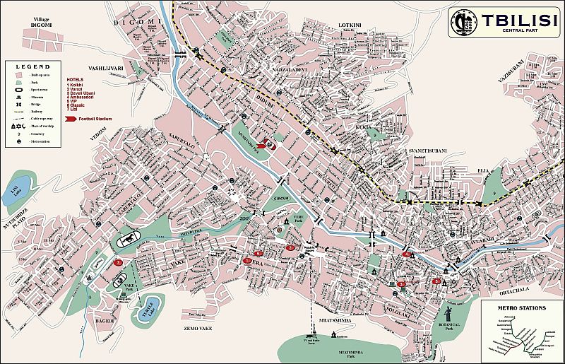Tbilisi - Plan