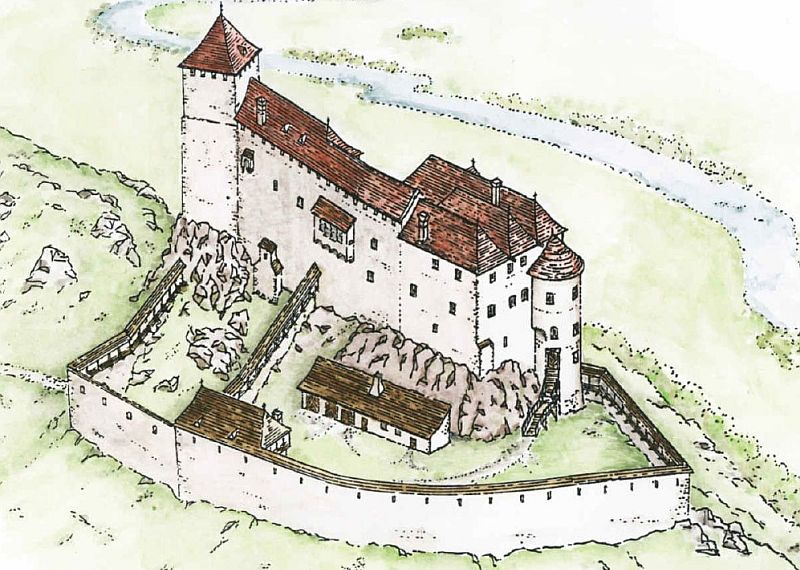 Zamek Revište - Rekonstrukcja
