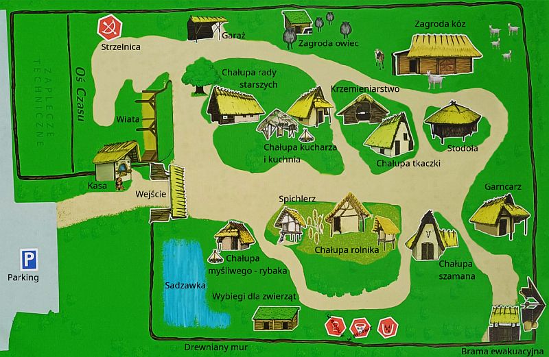Osada Neolityczna w Kopcu - Plan