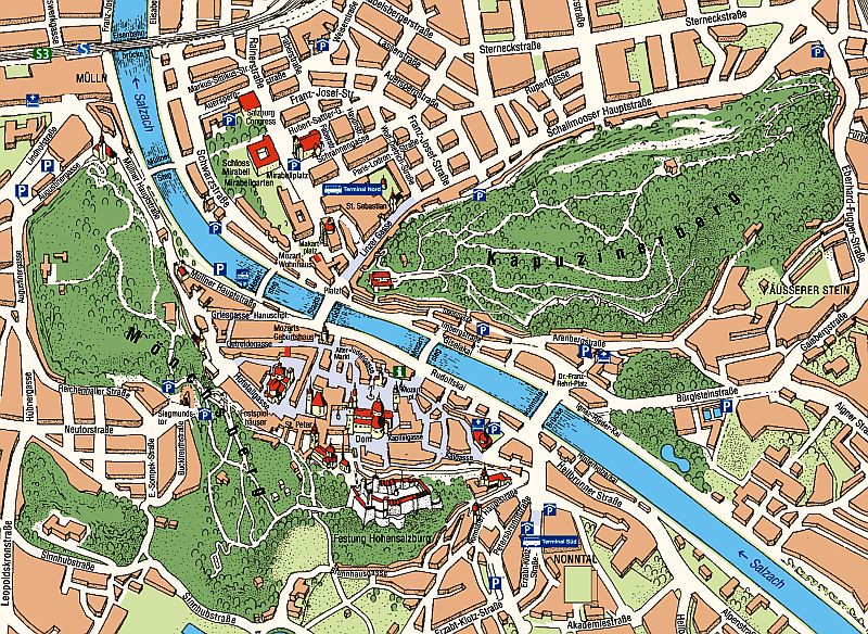 Salzburg - Plan