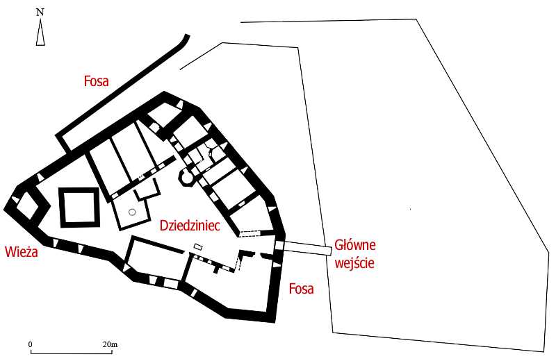 Zamek Wangenbourg - Plan