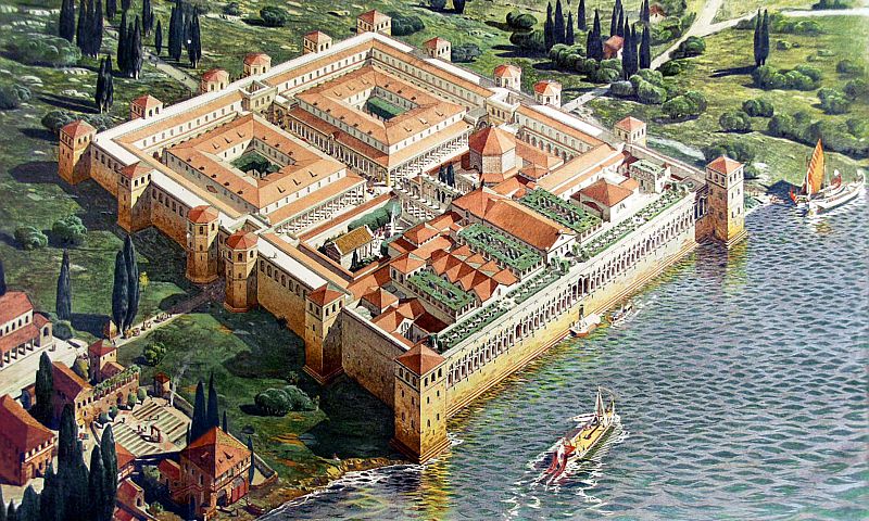 Split - Pałac Dioklecjana - Plan