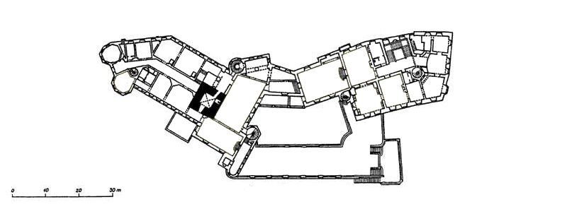 Zamek Sigmaringen - Plan